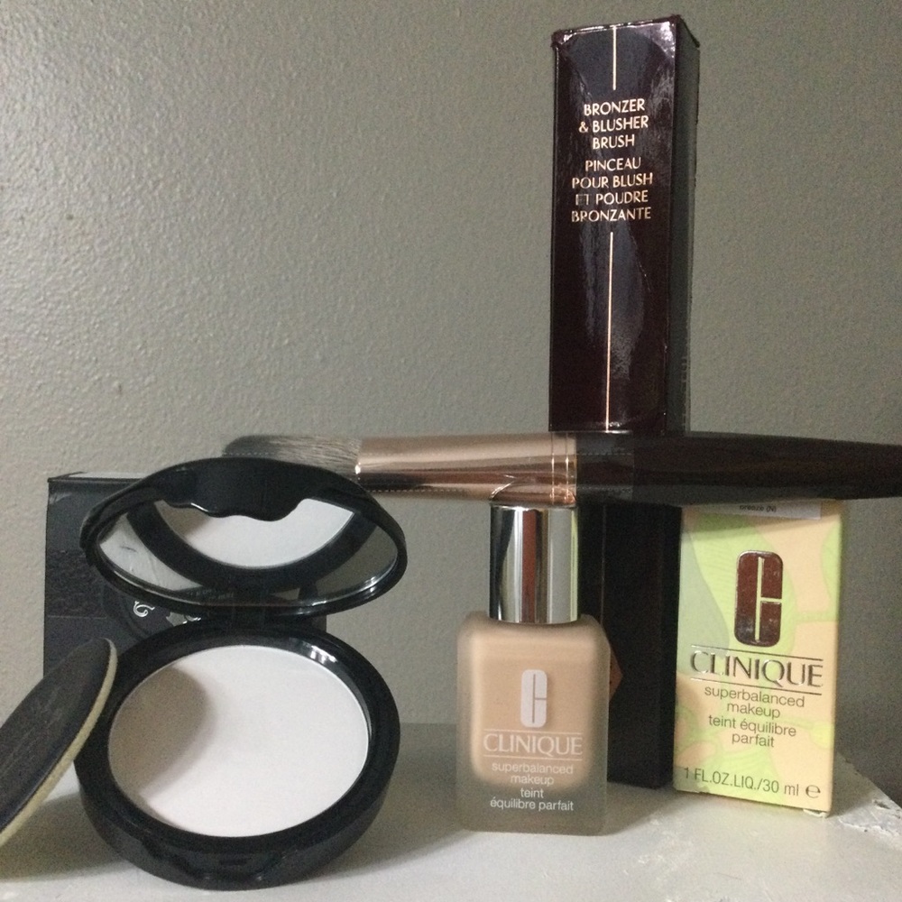 3 items: Charlotte Tilbury, Kat Von D, Clinique